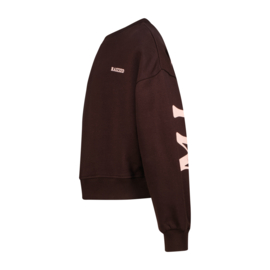 Sifra donkerbruine sweater Raizzed