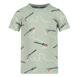 Bewerkt mint shirt Sturdy