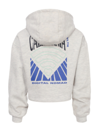Lichtgrijze Hoody Looxs 10Sixteen