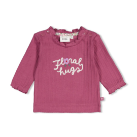 Paarse longsleeve Feetje