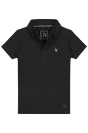 Zwart poloshirt "Jasper" Levv