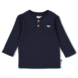 Donkerblauwe longsleeve Feetje