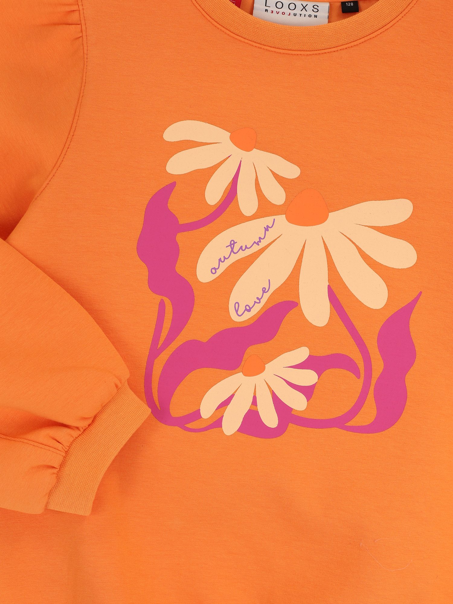 Oranje sweater looxs Little
