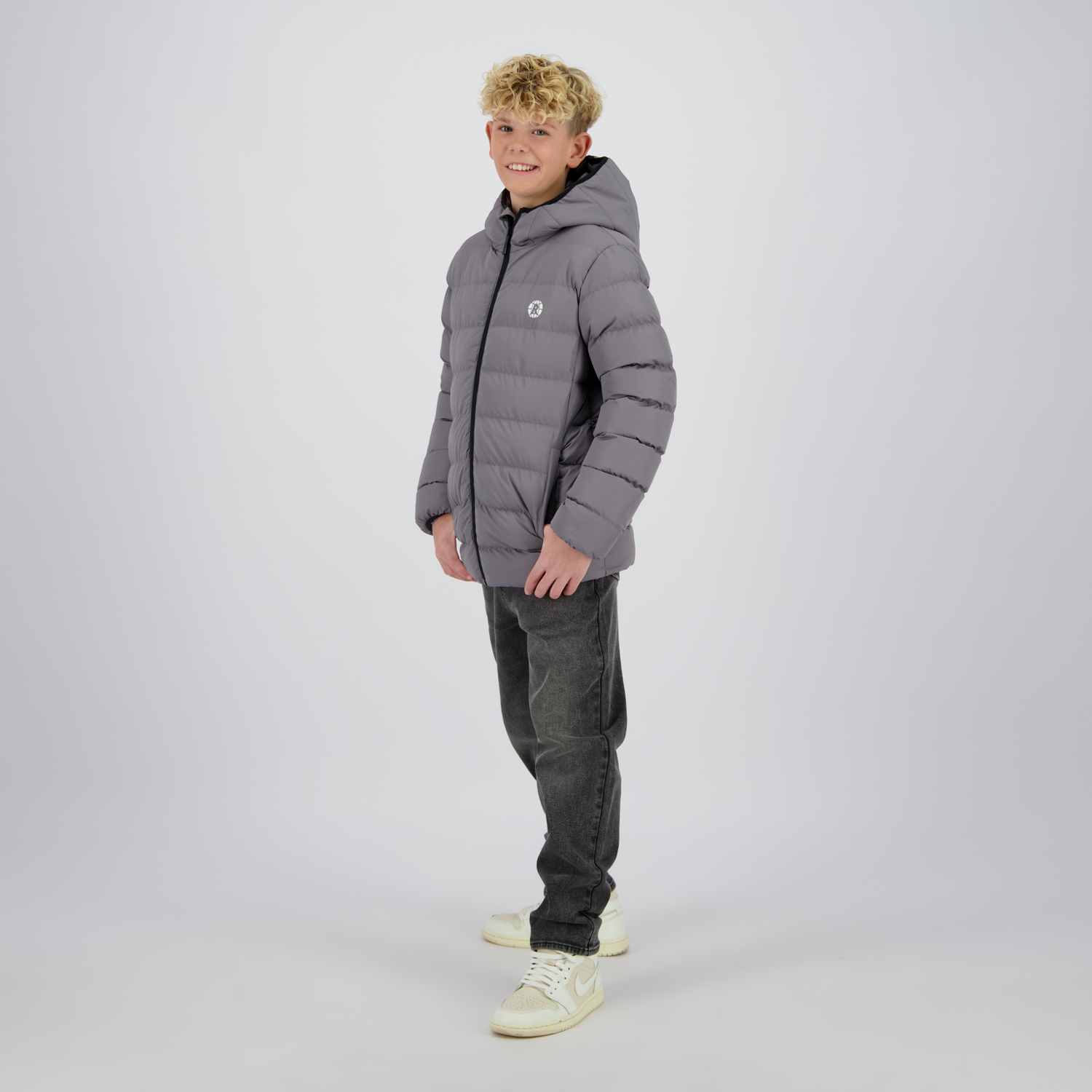 Tudo lichtgrijs winterjas Raizzed