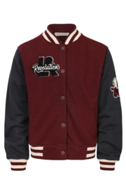 Aubergine Baseball Vest Looxs 10 Sixteen