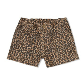 Denim short panterprint City Chic Jubel