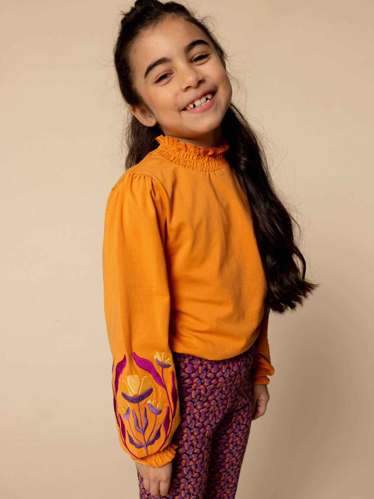 Oranje Longsleeve Looxs Little