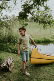 Groen bewerkt shirt Koko Noko