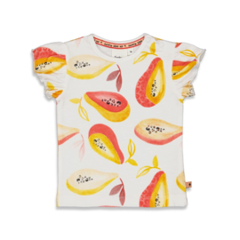 Wit shirt met print