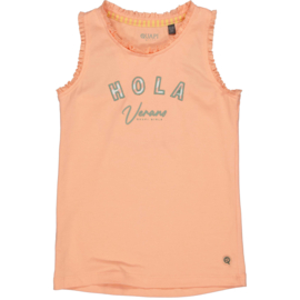 Tessy peach singlet Quapi