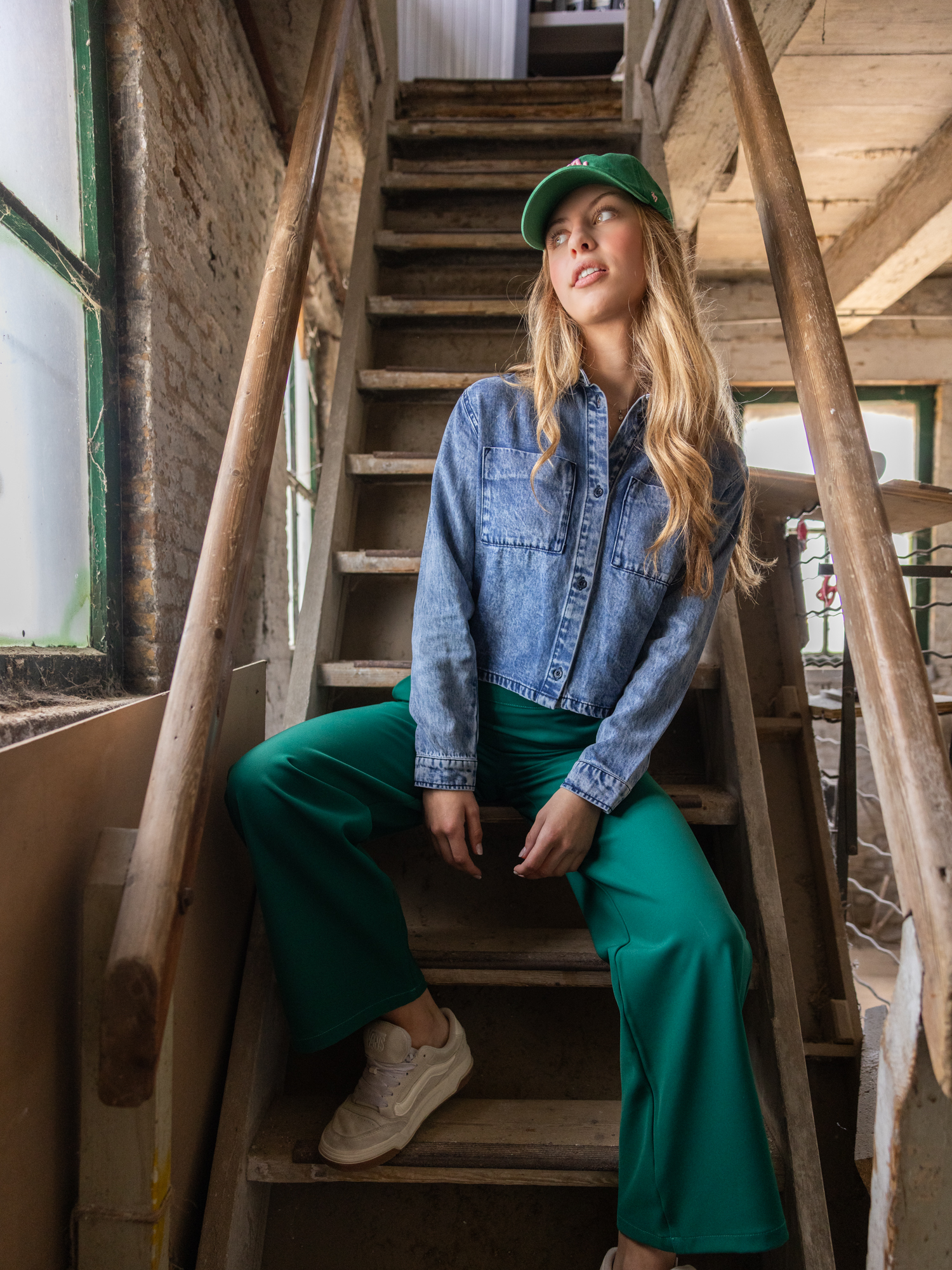 Groen broek Looxs 10 Sixteen