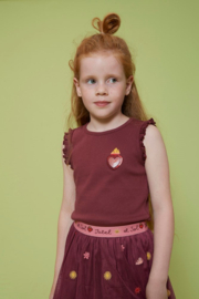 Bordeaux tule rok Jubel