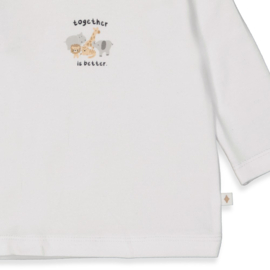 Witte longsleeve Feetje