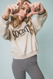 Kiezelgrijze Sweater Looxs 10Sixteen