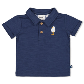 Donkerblauw polo shirt Looxs Little