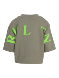 Olijfgroen shirt Looxs 10 Sixteen