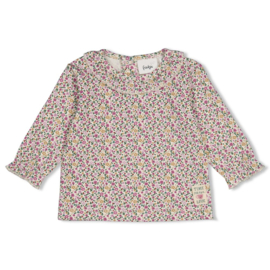 Gebloemde longsleeve Feetje