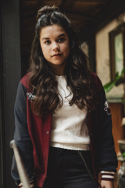 Aubergine Baseball Vest Looxs 10 Sixteen