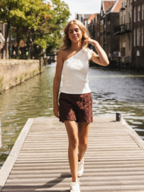 Chocolade bruin korte broek Looxs 10Sixteen