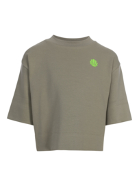Olijfgroen shirt Looxs 10 Sixteen