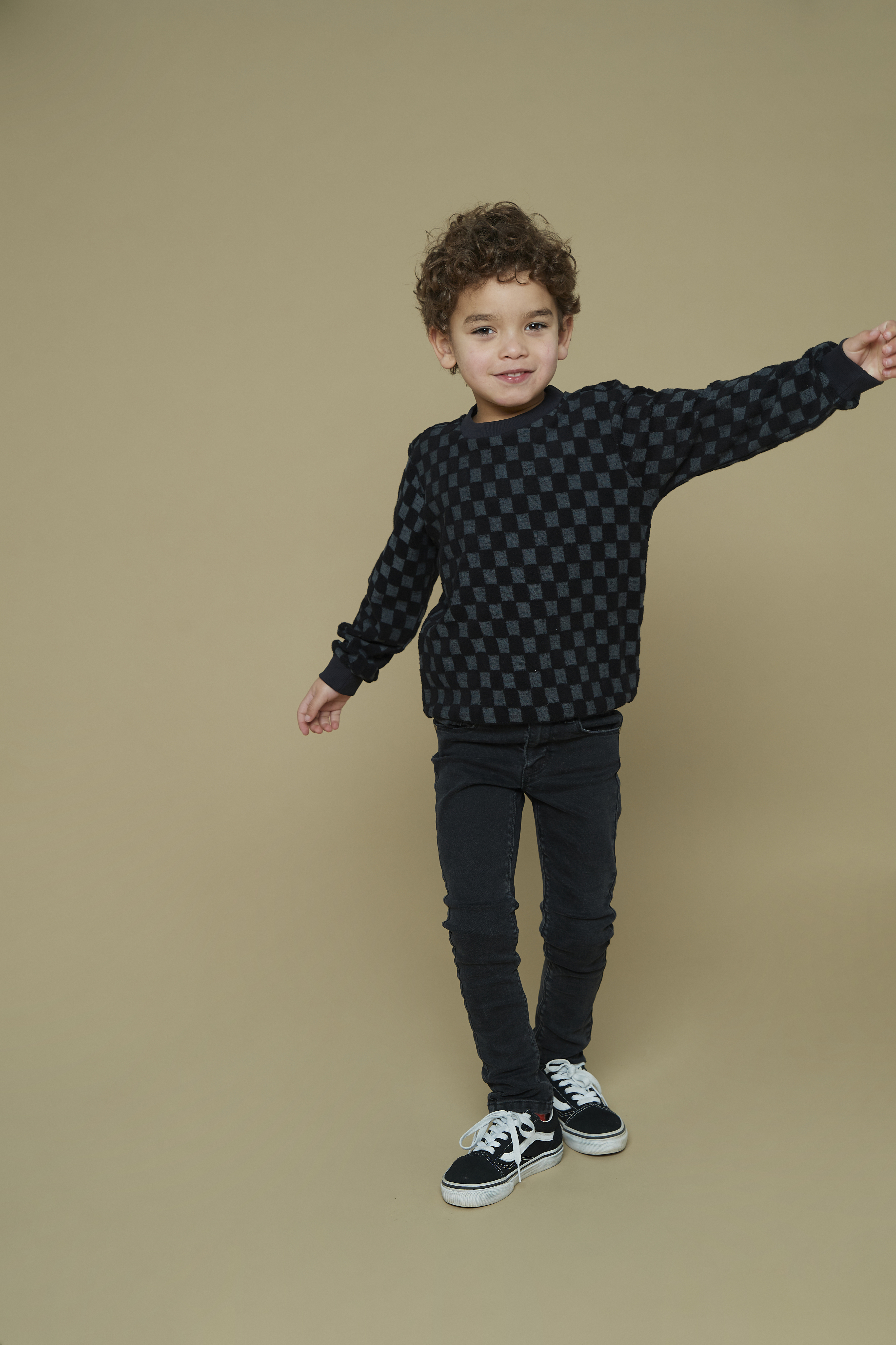 Geblokte sweater Couch Club Sturdy