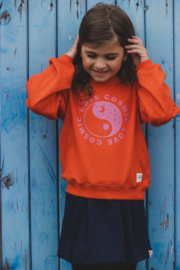 Oranje sweater Looxs Little