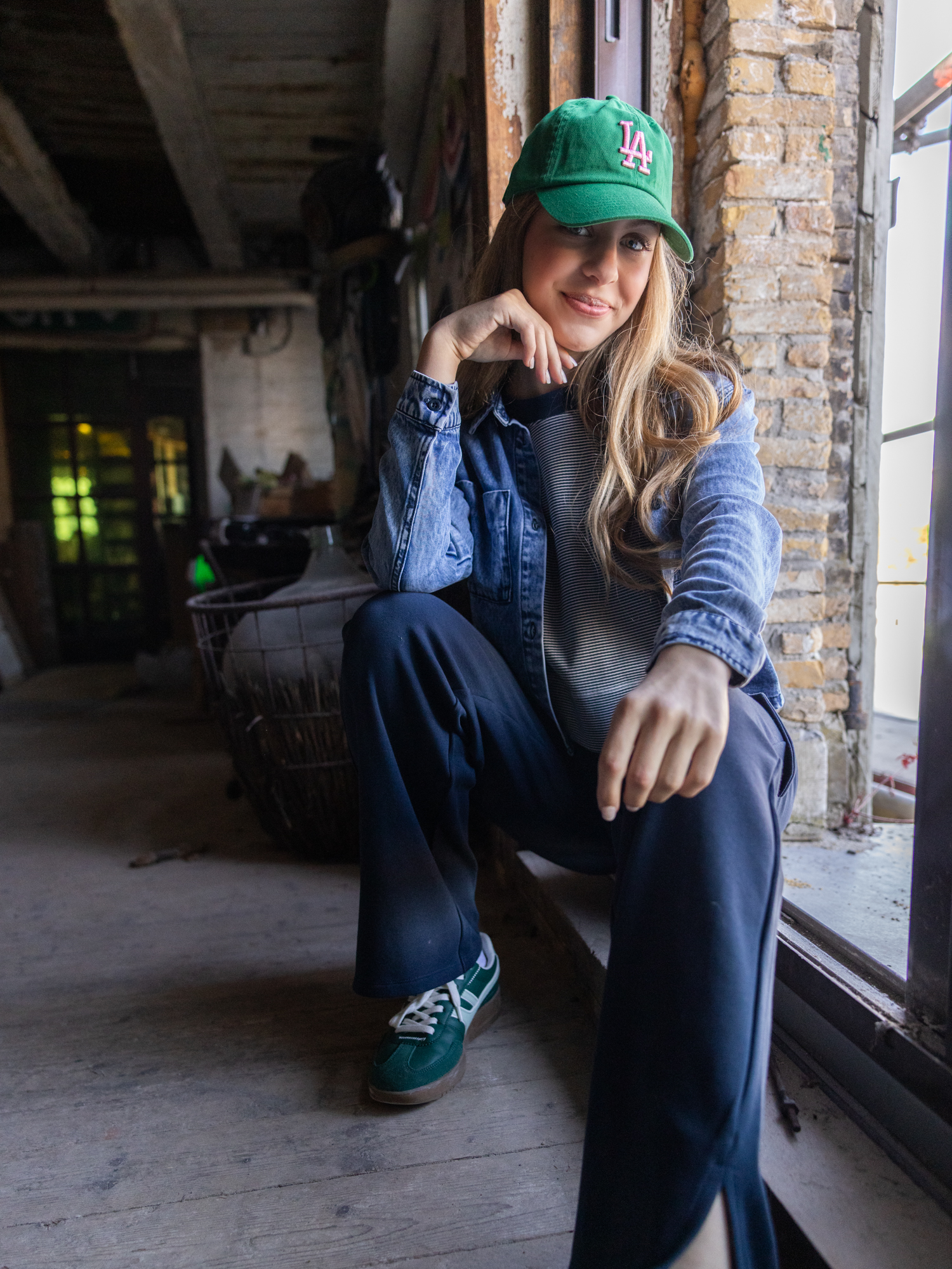 Donkerblauwe broek Looxs 10 Sixteen