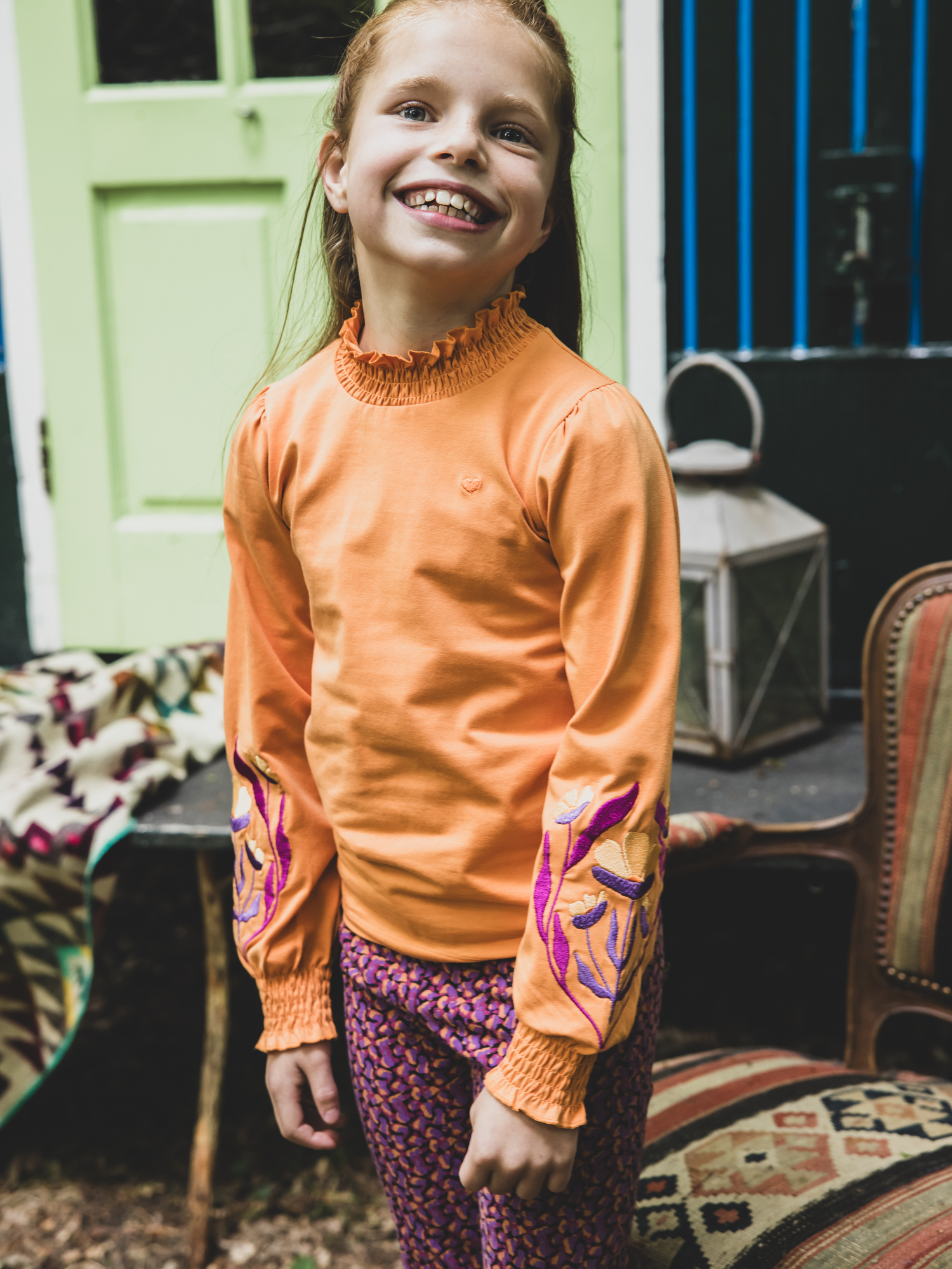 Oranje Longsleeve Looxs Little
