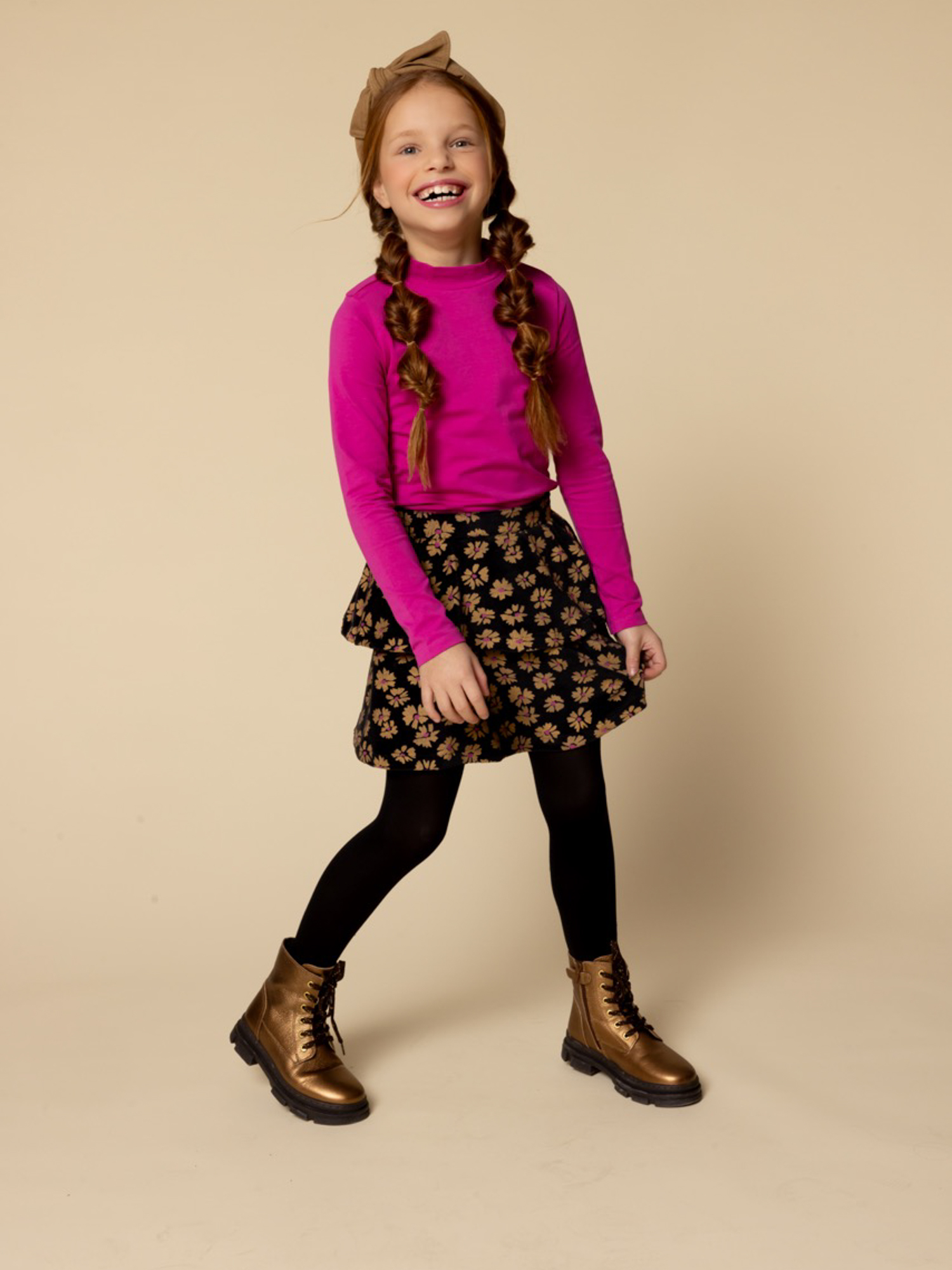 Roze longsleeve Looxs Little