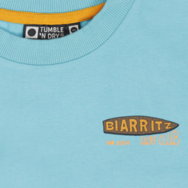 Aqua blauw Seignosse T-shirt Tumble 'N Dry