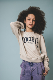 Kiezelgrijze Sweater Looxs 10Sixteen