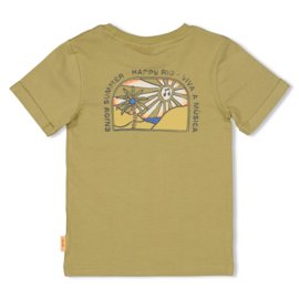 Mosterdgroen shirt Sturdy