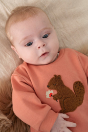 Oudroze sweater Feetje