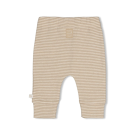 Taupe gestreept broekje Feetje