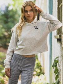 Lichtgrijze Hoody Looxs 10Sixteen