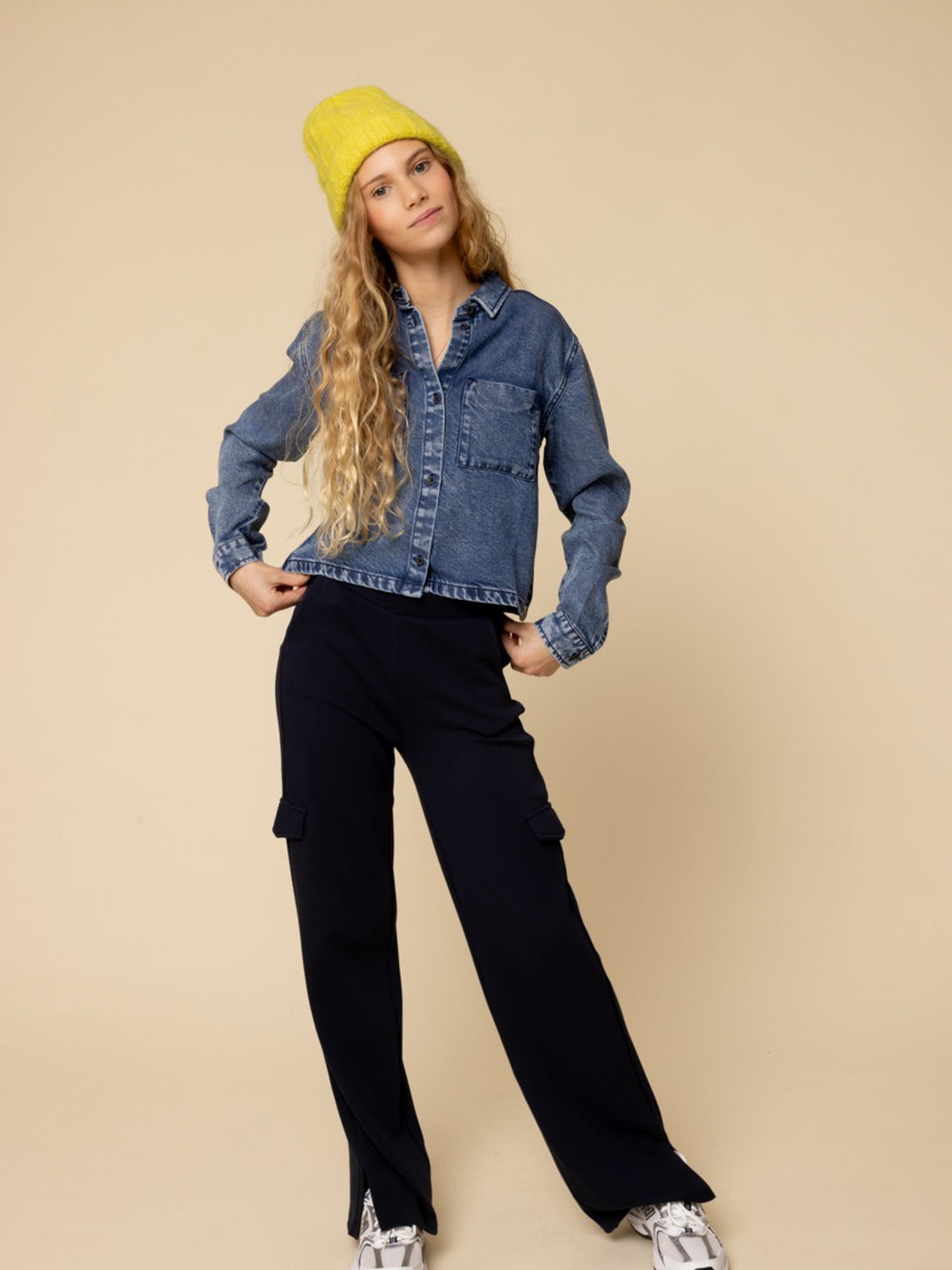 Donkerblauwe broek Looxs 10 Sixteen