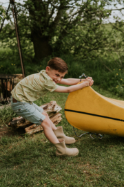Groen bewerkt shirt Koko Noko