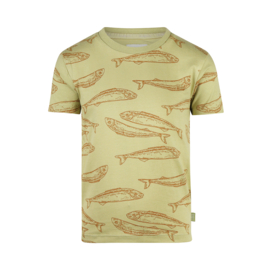 Groen bewerkt shirt Koko Noko