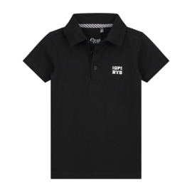 Jan zwart Polo shirt Quapi