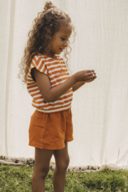 Oranje/roest korte broek Looxs Little