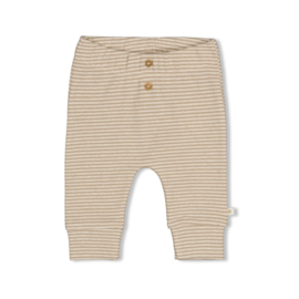 Taupe gestreept broekje Feetje