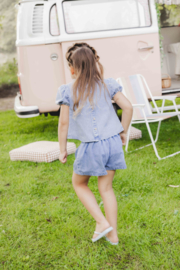 Jeansblauw  korte broek Looxs Little
