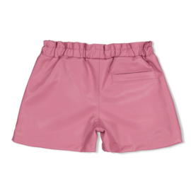 Lederlook short Moon Flowers Jubel