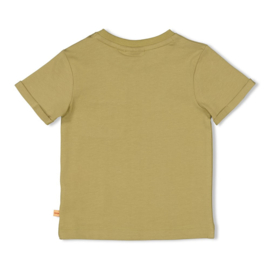 Mosterdgroen shirt Feetje