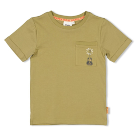 Mosterdgroen shirt Sturdy