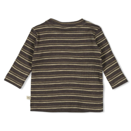 Groen gestreept shirt Feetje