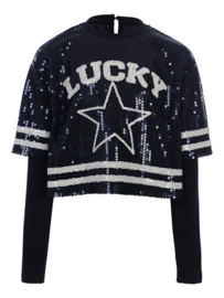 Donkerblauwe top Looxs 10sixteen