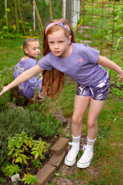 Paarse korte broek Jubel