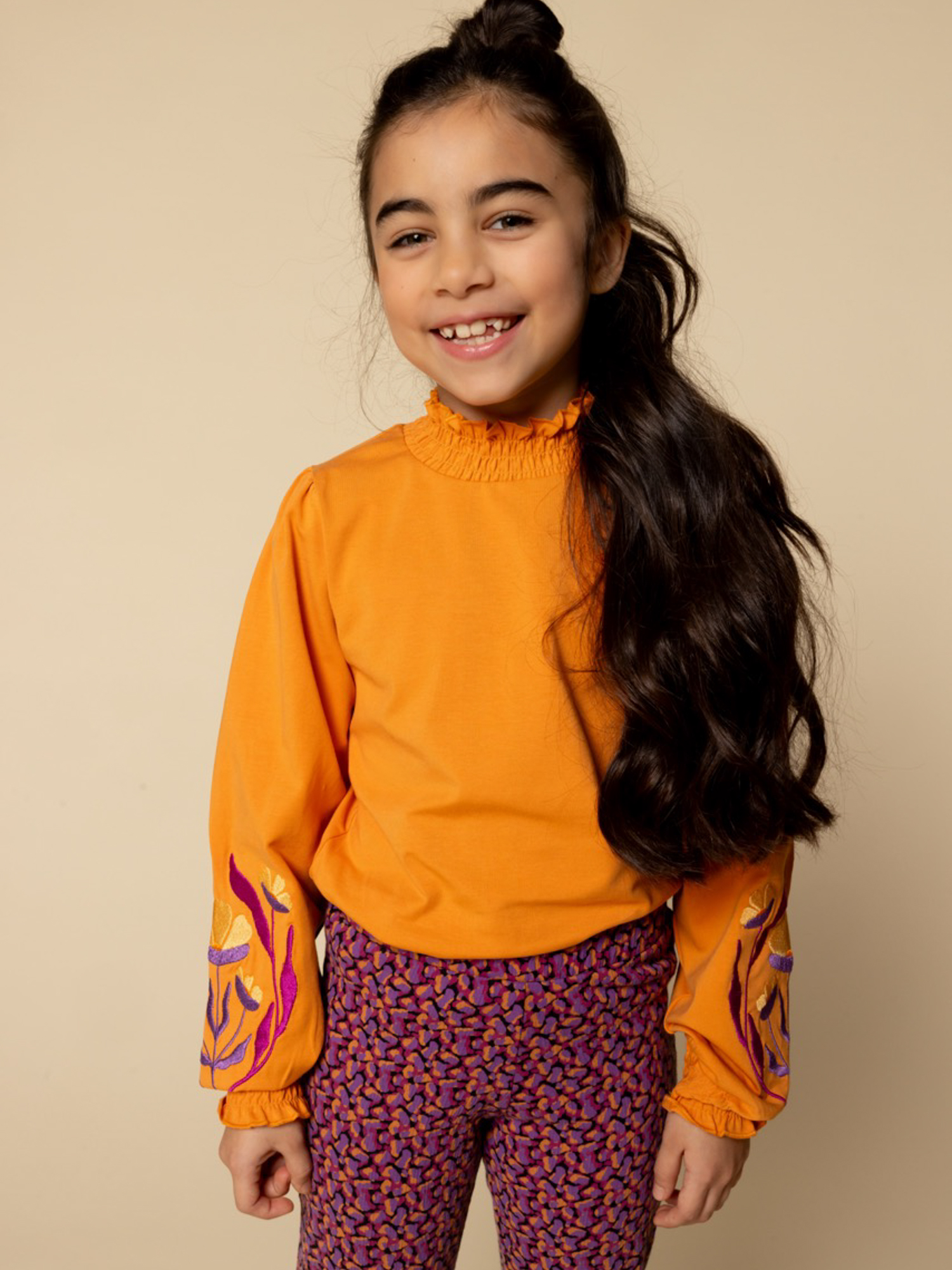 Oranje Longsleeve Looxs Little