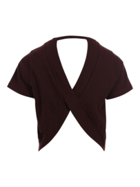 Donkerbruin shirt Looxs 10Sixteen